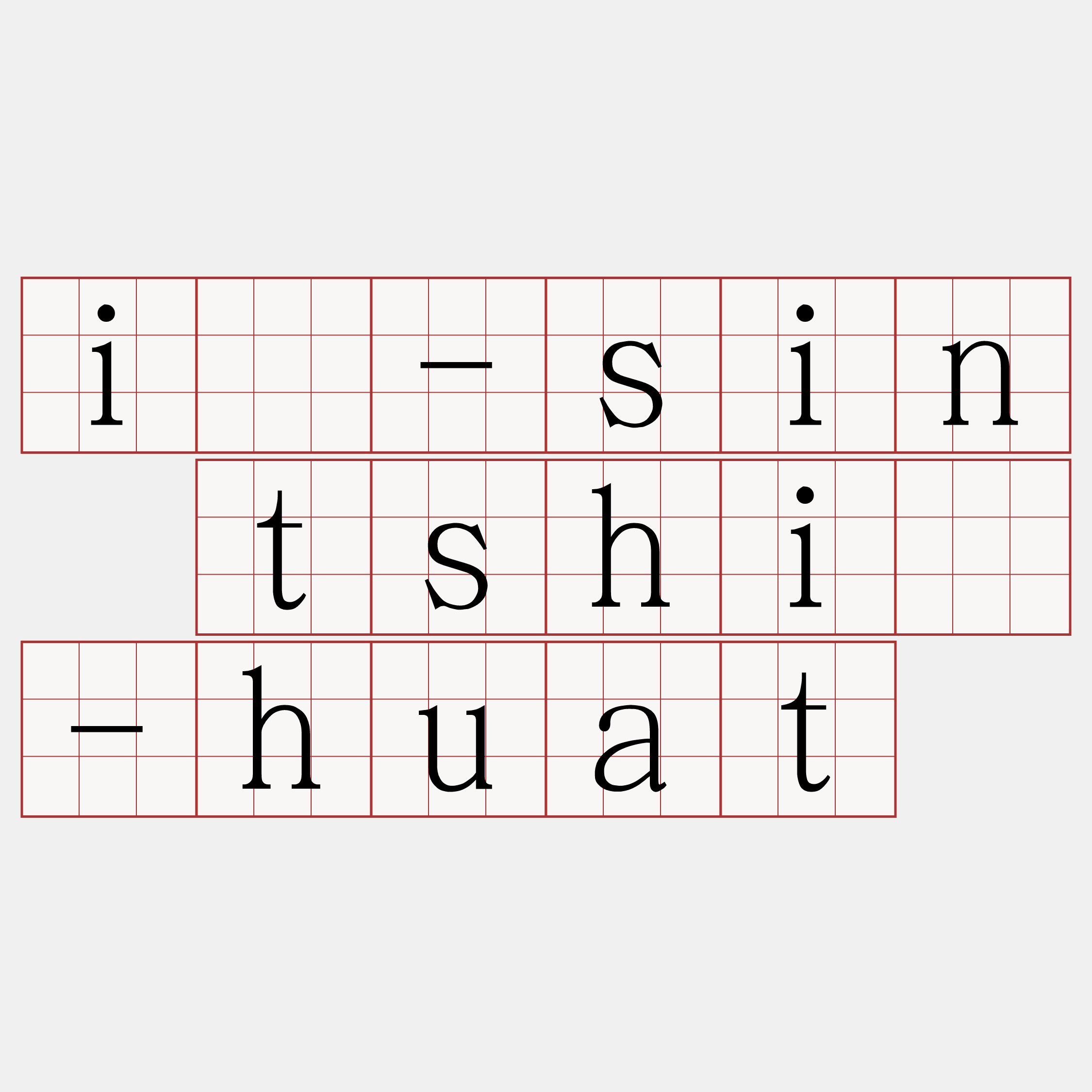 í-sin tshì-huat